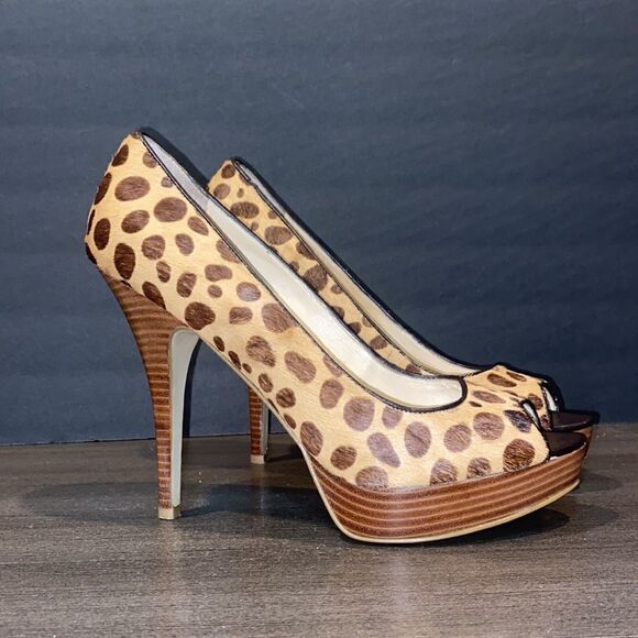 Enzo Angiolini Animal Print Sully High Heels Women’s 9.5 - Picture 4 of 12